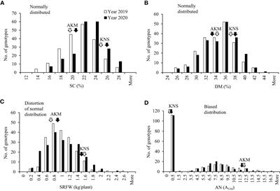 Polyploid GWAS reveals the basis of molecular marker development for complex breeding traits including starch content in the storage roots of sweet potato